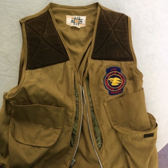 Made in USA Vintage Western Trails Zip Sporting Vest - Picture 1 of 7
